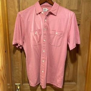 Faherty Knit Seasons Short Sleeve Buttondown Shirt Men’s Large Polo